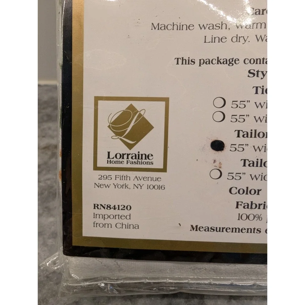 NEW‎ Lorraine Home Fashions English Garden Valance 55
